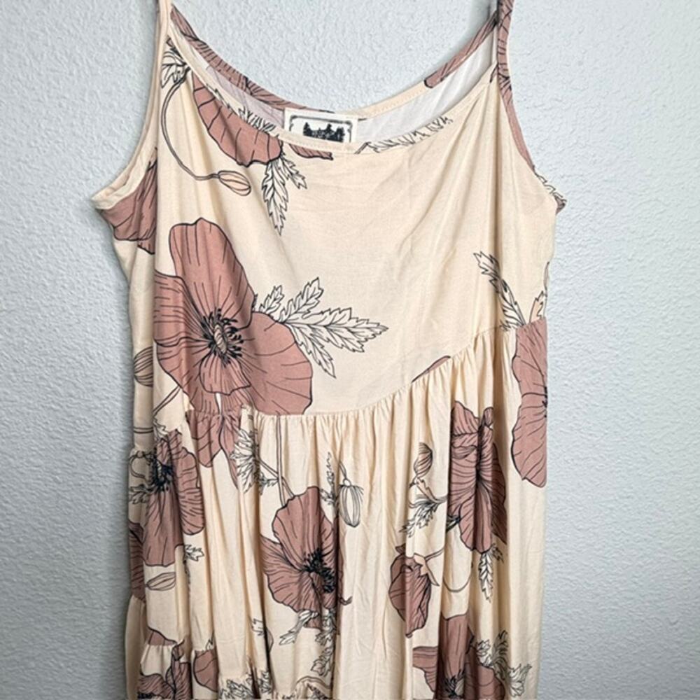 Jaase Winona Maxi Dress Small April Floral Print Boho Cottagecore Rayon - Picture 7 of 13